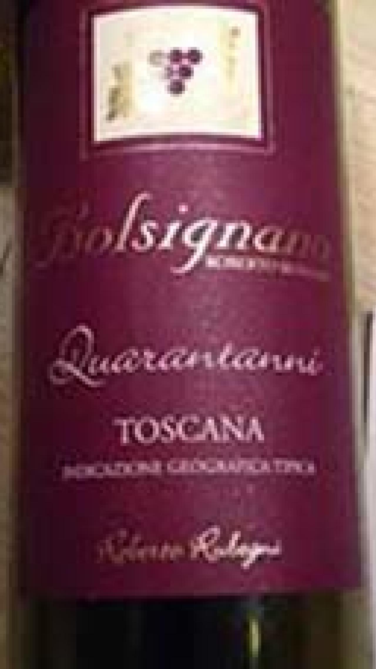 Quarantanni Vino IGT Rosso Toscano 2016